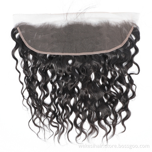Unprocessed Mink Virgin Brazilian Indian Hair Bundles,13X4 Lace Frontals And Closures With Baby Hair